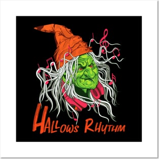 Halloween Grandma Witch Hallows Rhythm Posters and Art